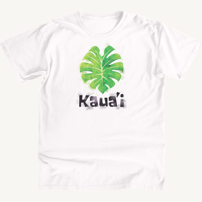 Kaua'i Watercolour Leaf