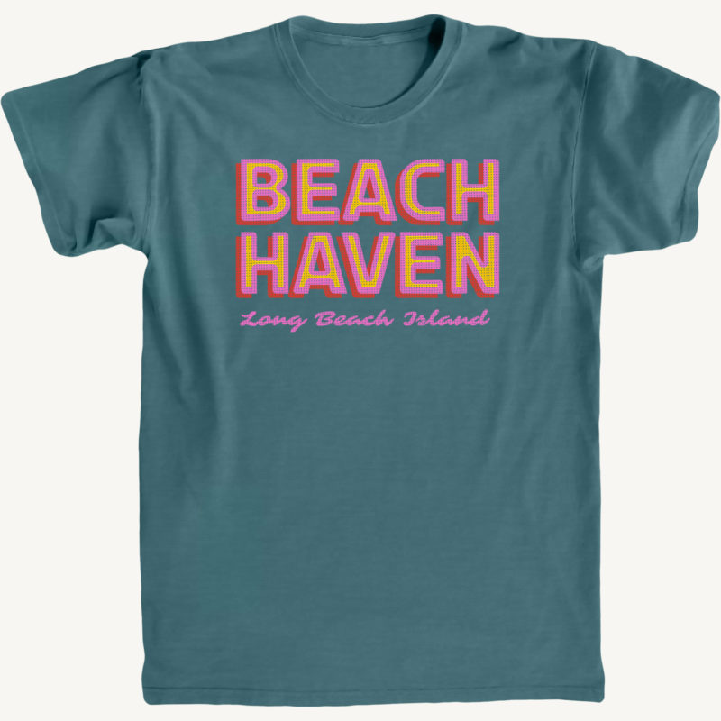 Beach Haven Pop Art Text