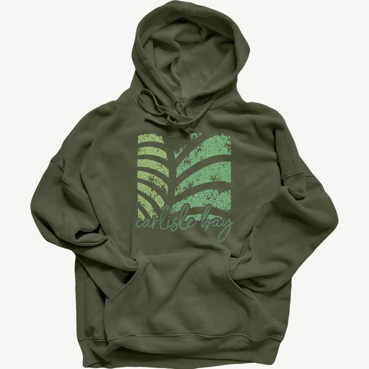 Carlisle Bay Palm Square Hoodie