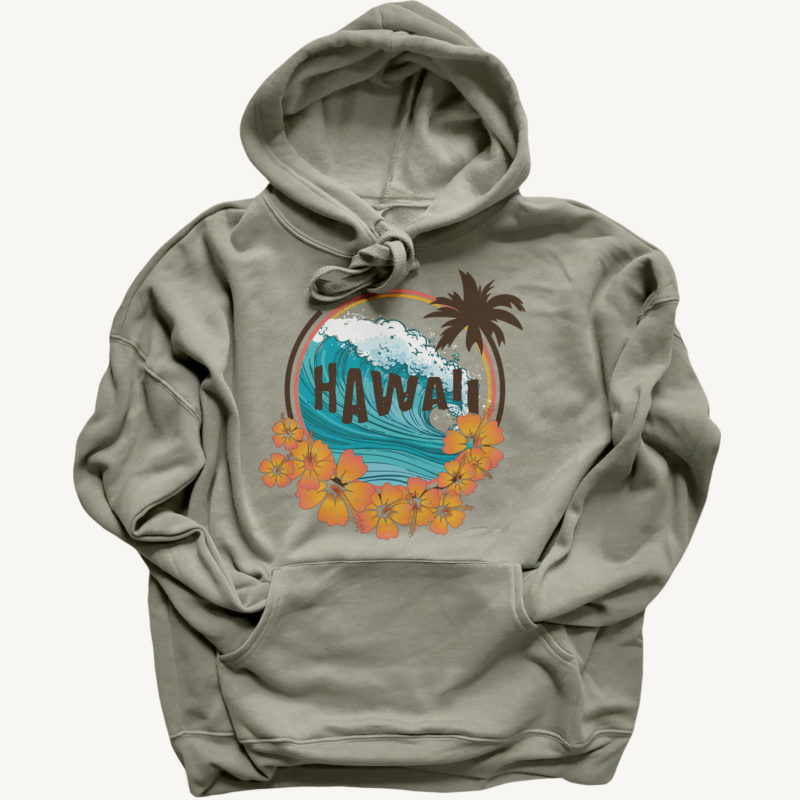 Hawaii Wave Hoodie