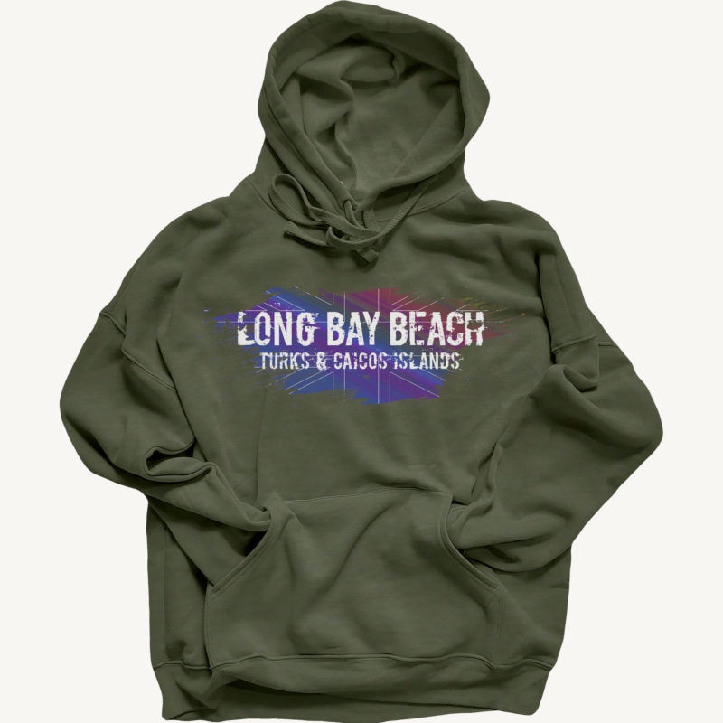 Long Bay Beach Grunge Hoodie