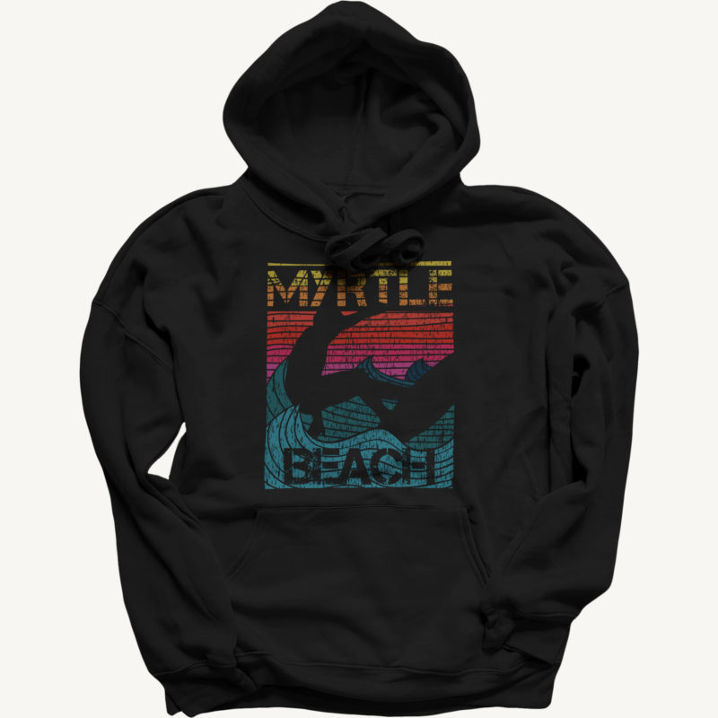 Myrtle Beach Surfing Hoodie
