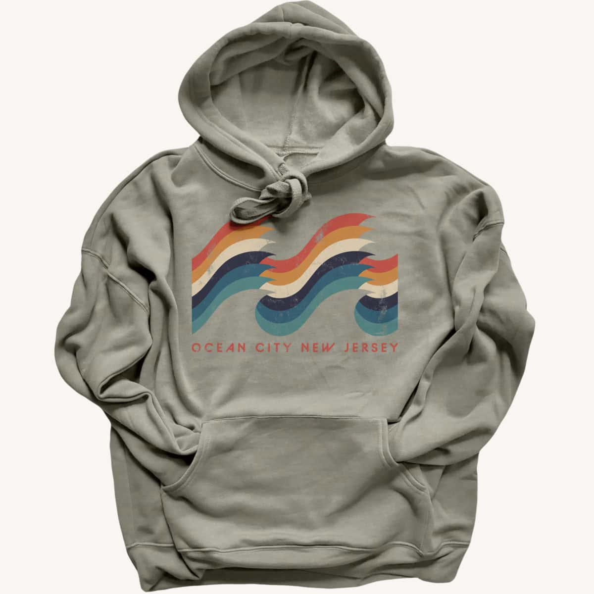 Ocean City Retro Wave Hoodie