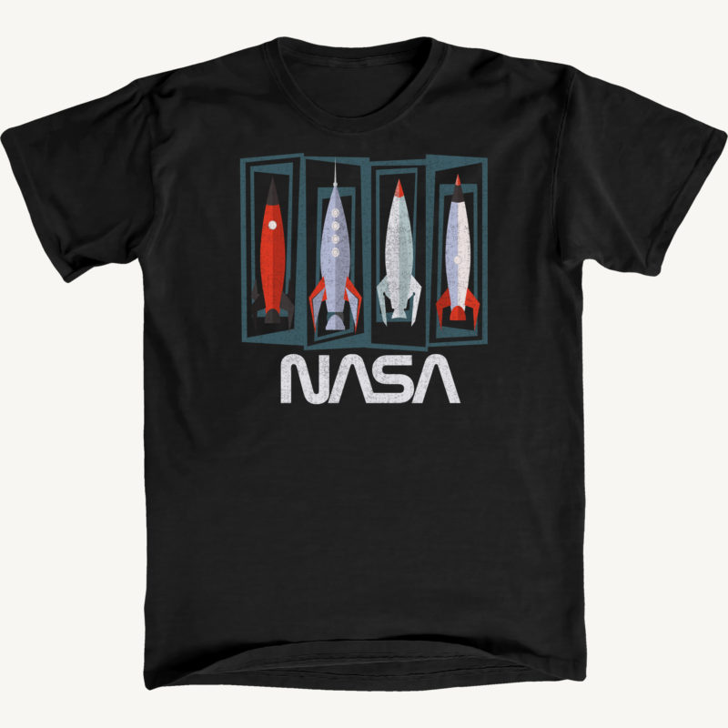 Retro NASA Rockets