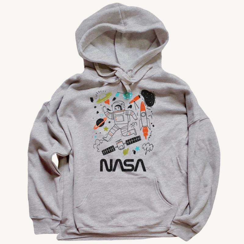 Retro NASA Space Mixup Hoodie