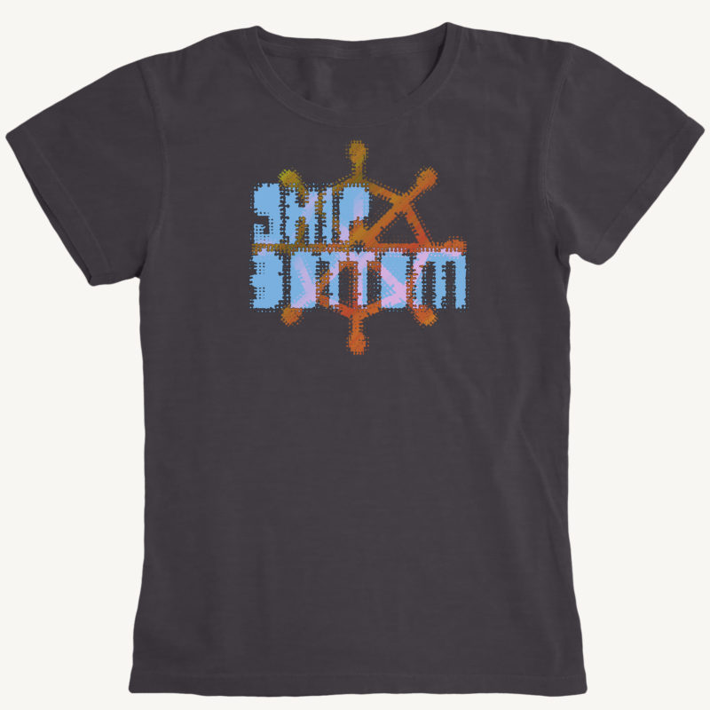 Womens Ship Bottom Stacked Text