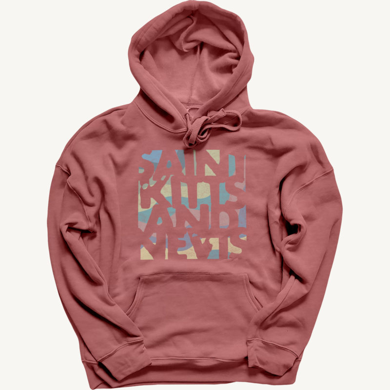 St. Kitts and Nevis Colour Wave Hoodie