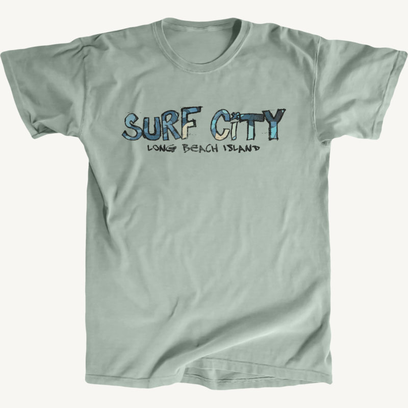 Surf City Grunge Text