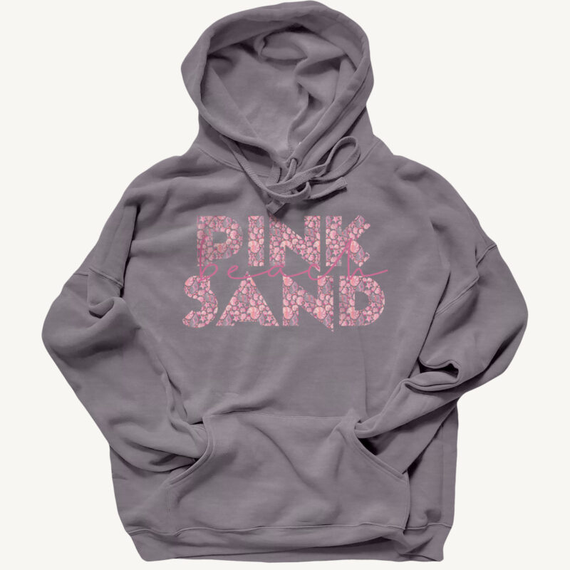 Pink Shell Sand Hoodie