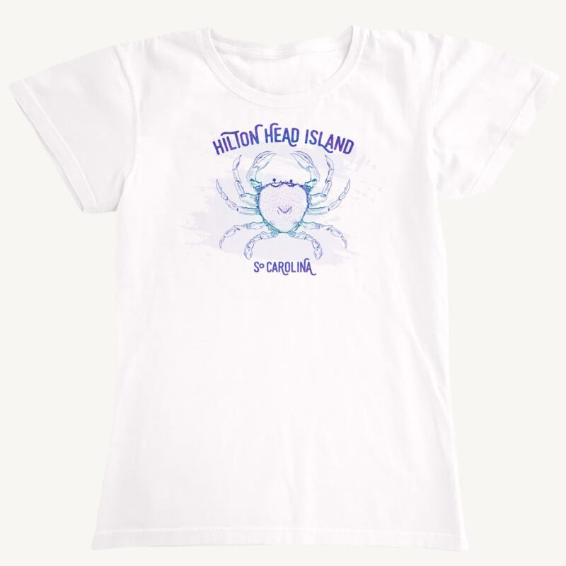 Womens Hilton Head Indigo Crab