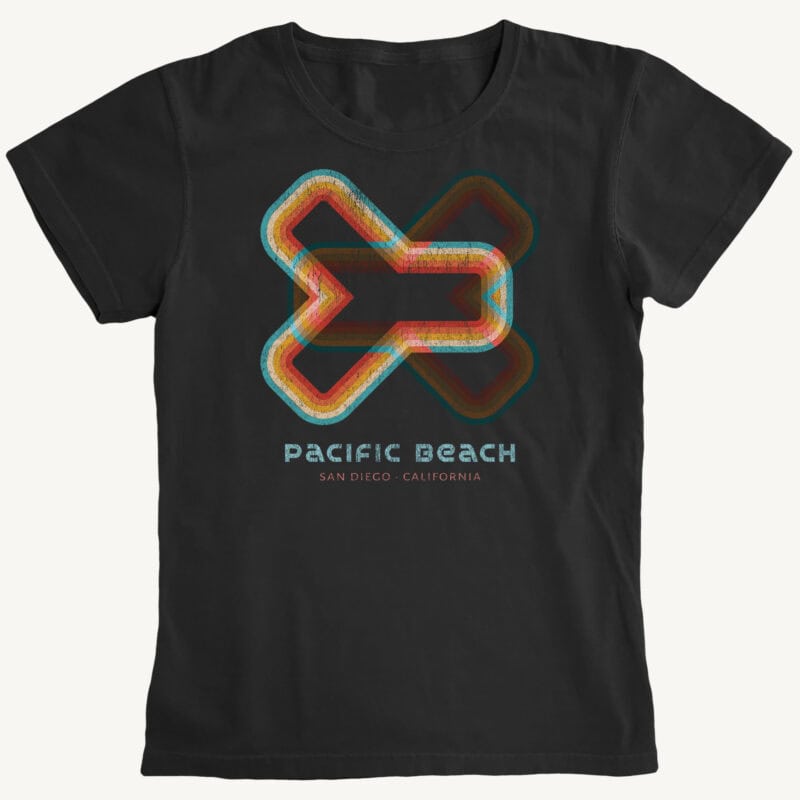 Womens Pacific Beach Retro