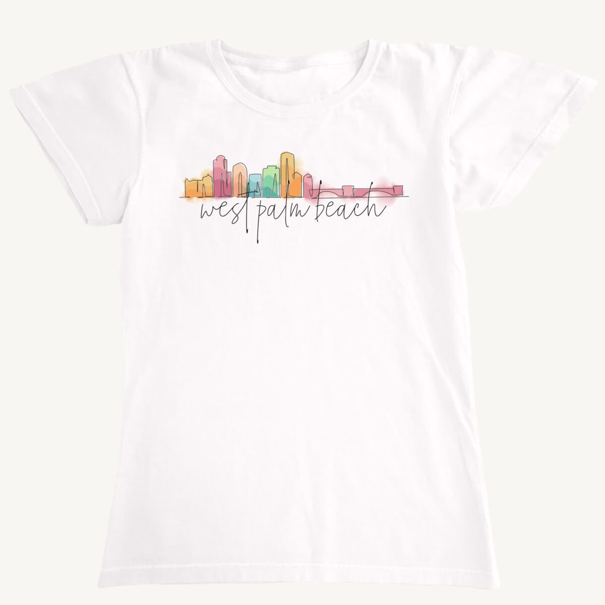 Womens West Palm Beach Skyline