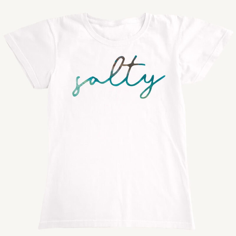 Womens Salty Script
